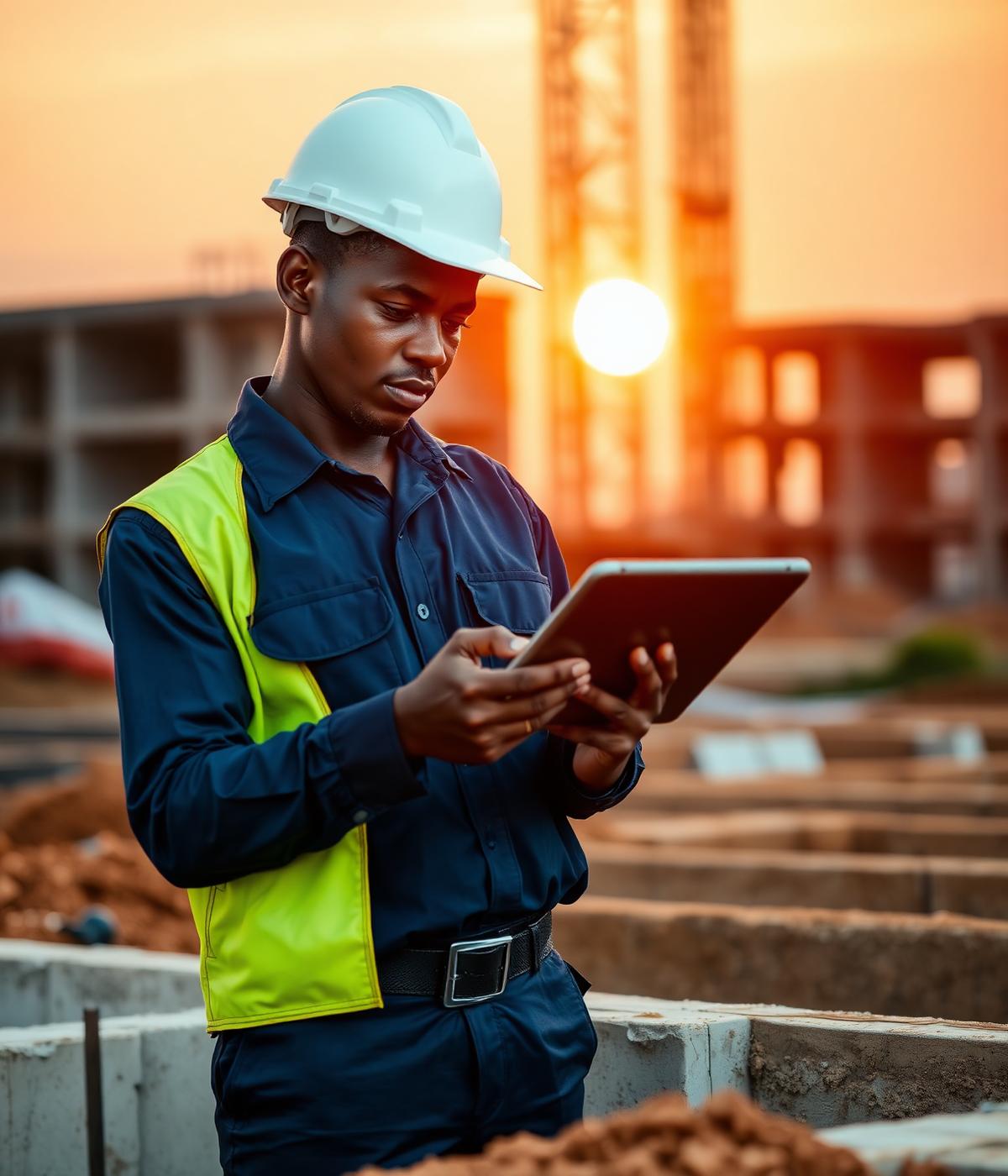 Engineer on site